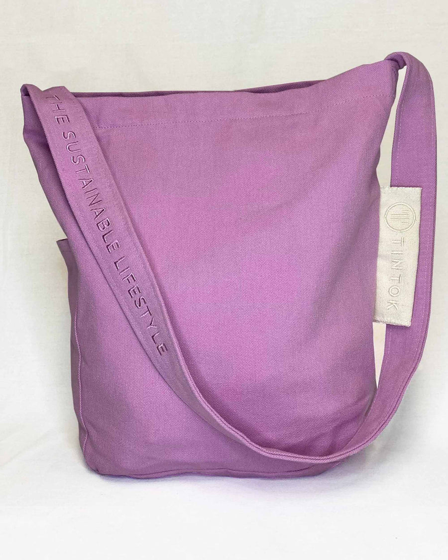 Mira Canvas Bag - Purple