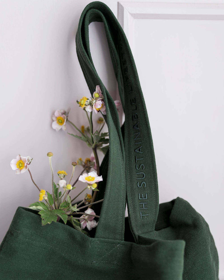 Rima Canvas Bag - Forest Green