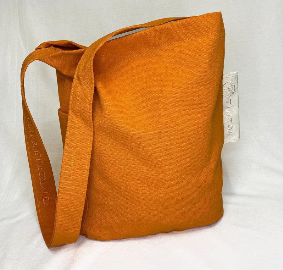 Mira Canvas Bag - Orange